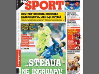 ProSport / Mititelu acuza: &quot;Steaua ne ingroapa!&quot;