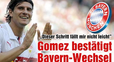 Bayern Munchen Manuel Neuer Mario Gomez Transfer