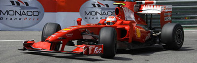 Brawn GP Felipe Massa Jenson Button Kimi Raikkonen Monte Carlo