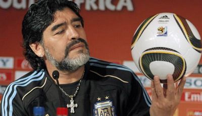 Diergo Maradona Angel Di Maria Barcelona Real Madrid