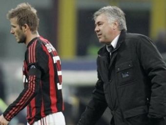 Beckham: &quot;Toti jucatorii Milanului l-au rugat pe Ancelotti sa nu plece!&quot;