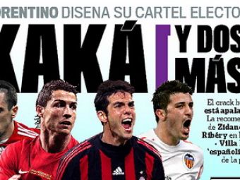 Real Madrid din nou galactic: Perez ii vrea la Madrid pe Kaka si Cristiano Ronaldo! Vezi cat ofera pentru cei doi: