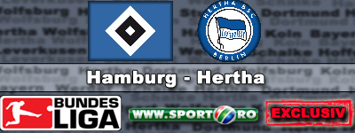 ACUM: Hamburg 1-1 Hertha, LIVE-VIDEO www.sport.ro!