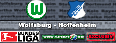ACUM: Wolfsburg 4-0 Hoffenheim, LIVE-VIDEO www.sport.ro