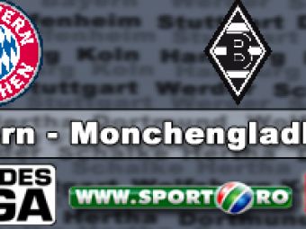ACUM: Bayern 2-1 Gladbach, LIVE-VIDEO www.sport.ro
