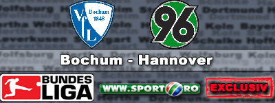ACUM: Bochum 0-2 Hannover, LIVE-VIDEO www.sport.ro!
