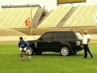 VIDEO:Solutie pentru Zapata ca sa blocheze poarta Stelei! Un Range Rover Sport in spate!