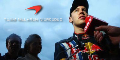 McLaren Mercedes Norbert Haug Sebastian Vettel