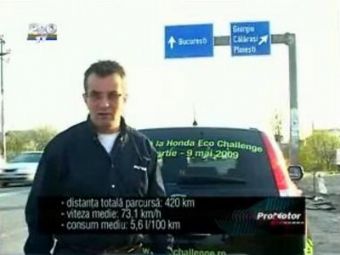 VIDEO: Economy Run - Honda CR-V 2.2 I-CTDI cu George Grigorescu