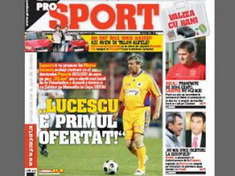 ProSport: Lupta pentru nationala: Lucescu, primul ofertat de FRF!