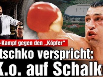 Meciul Vladimir Klitschko - David Haye va avea loc pe arena echipei Schalke 04!
