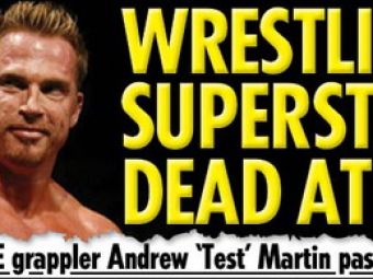 SOC in WWE: Andrew Martin a fost gasit MORT!
