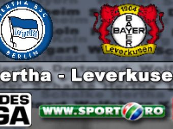 Max. Nicu ramane LIDER in Germania! Hertha 1-0 Leverkusen