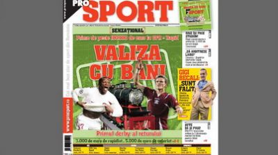 ProSport / Valiza cu bani: Prime-record pentru Rapid si CFR!