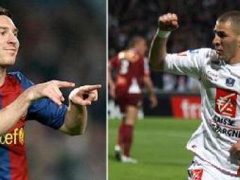 O sa fie nebunie! Messi si Benzema se intrec in goluri marcate, diseara in Barca - Lyon! Pe cine pariezi?