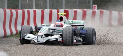 Honda F1 Ross Brawn Rubens Barrichello