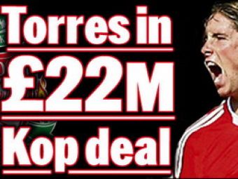 Liverpool sare cu banii! 22 de milioane de Â£ pentru Torres! Raul:"Mi-ar placea sa joc in Anglia!"