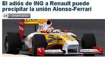 Fernando Alonso Ferrari ING