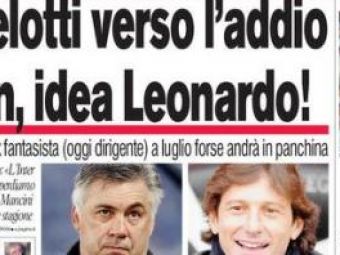 Ancelotti la Chelsea? Milan il vrea pe Leonardo, Rijkaard in stand-by! 
