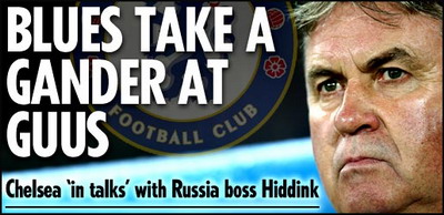Chelsea Guus Hiddink Roman Abramovici Rusia