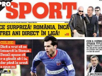 ProSport / Dica a vrut sa revina la Steaua, Becali l-a refuzat!
