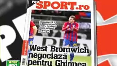 ProSport / Steaua negociaza cu West Bromwich pentru Ghionea!