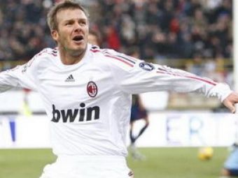 Italia, la picioarele lui Beckham: vezi primul gol al englezului pentru Milan!