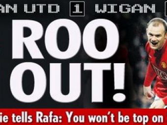 VIDEO: Vezi golul lui Rooney in Manchester 1-0 Wigan! Rooney s-a rupt si va lipsi 3 saptamani!