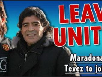 Tevez coleg cu Chivu si Mutu la Inter? Maradona catre Tevez:"Pleaca la Inter!"