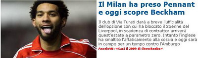 AC Milan Jermaine Pennant Liverpool transferuri