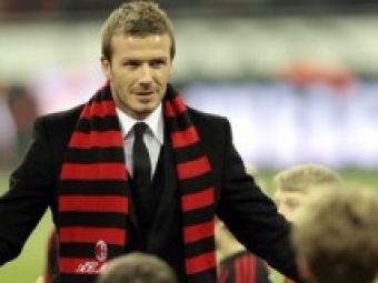 Beckham: "Venirea mea la Milan este un vis indeplinit!"