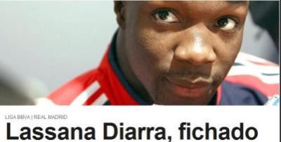 Lassana Diarra Portsmouth Real Madrid