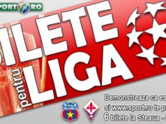 Vezi castigatorii celor 6 bilete la Steaua - Fiorentina!