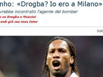 Drogba la Inter pentru 35 de mil de euro plus Adriano! 