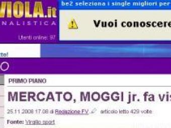 Mutu, langa Ronaldinho? Moggi negociaza cu Milan!