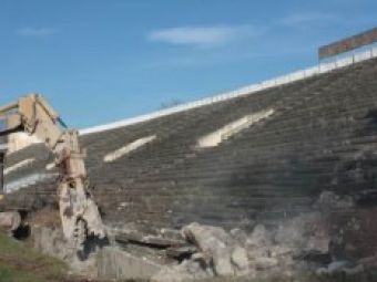 Primul pas pentru un nou stadion de UCL la Cluj! Ion Moina, in demolare: Vezi VIDEO