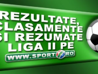 Batalia in Liga a doua continua la Sport.ro! Vezi rezultate din etapa a XV-a 