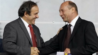 Michel Platini Traian Basescu