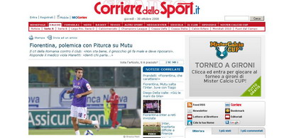 Adrian Mutu Corriere dello Sport