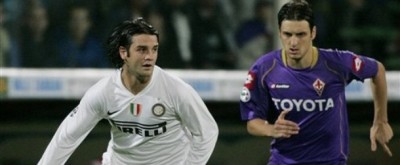 Adrian Mutu Cristian Chivu Fiorentina Inter Milano