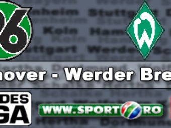 Werder e la pamant: Hannover 1-1 Werder
