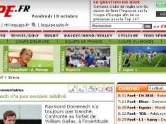 L'Equipe: "Domenech e in dilema: nu stie trei titulari!"