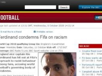 FIFA, sub presiune: Starurile din fotbal cer depunctari pentru rasism