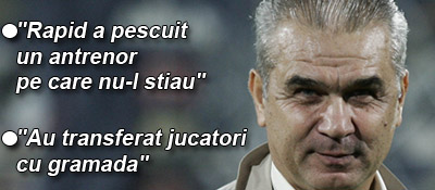 Anghel Iordanescu Mircea Lucescu Rapid