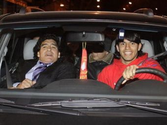 Nepotul lui Maradona si fiul lui Kun Aguero, se va numi Leonel, in cinstea lui Messi!