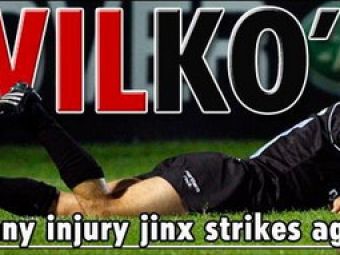 Wilkinson continua seria neagra: si-a "rupt" genunchiul! 
