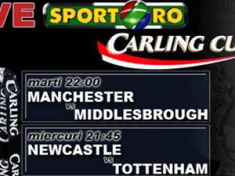 Manchester - Middlesbrough si Newcastle -Tottenham Live pe Sport.ro 