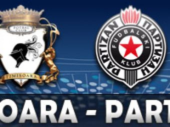 Ghinionul continua! Timisoara 1 - 2 Partizan 