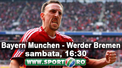 Ribery:"Revin sambata contra lui Werder!"