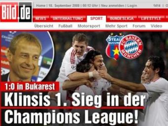 Bild: "Euro-start pentru Bayern cu Van Buyten"